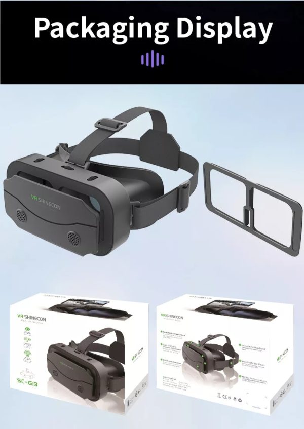 VR SHINECON SC-G13 3D Virtual Reality Box Gaming Glasses Headset 4.7-7 inch Smartphones - Emphasizing Value - Image 4