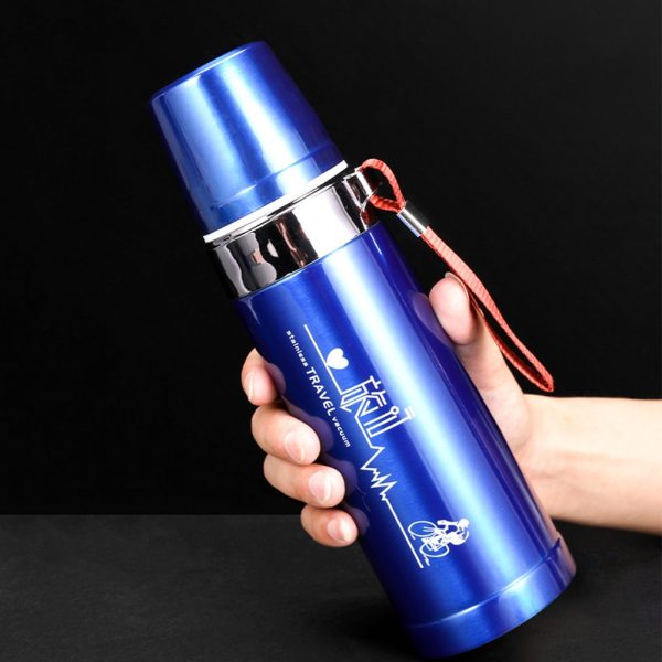 Pure Healthy Happy 750ml Stainless Steel Vacuum Bottle - Image 5