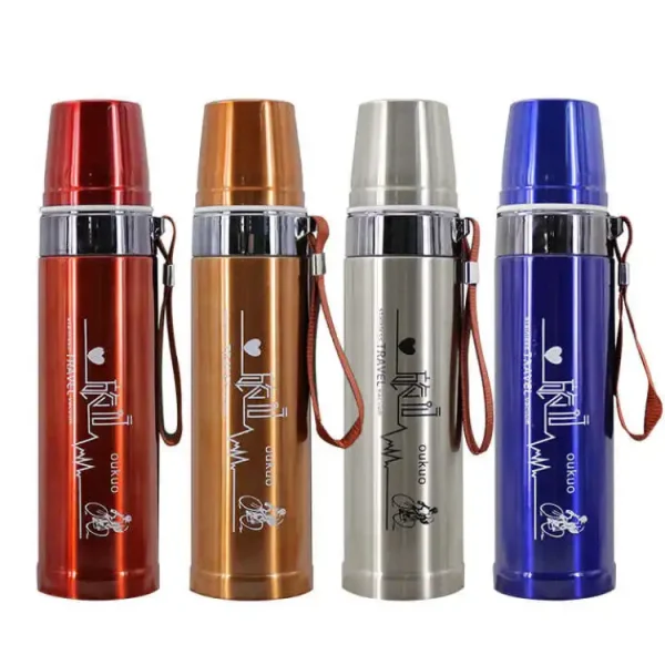 Pure Healthy Happy 750ml Stainless Steel Vacuum Bottle - Image 6