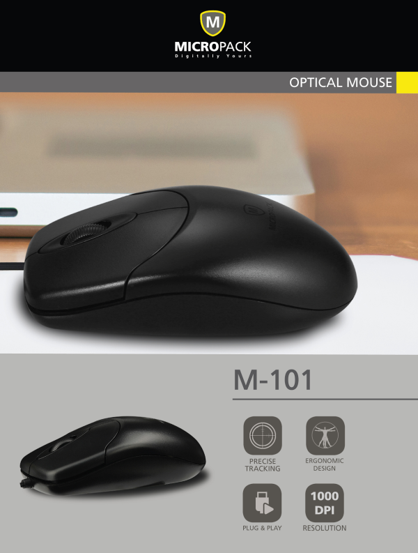 Micropack M101 Optical USB Mouse - Image 3